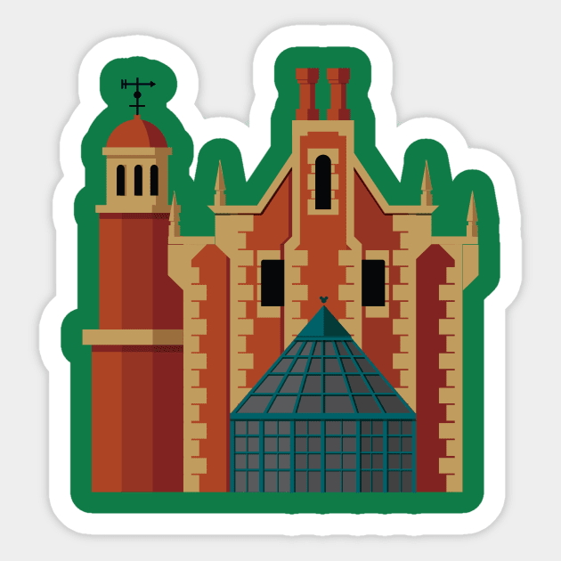 Haunted Mansion Sticker by ryancano